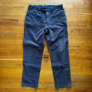 Lauren Ralph Lauren Mens Navy‎ Blue Corduroy Pants Straight Leg 32x30 Heritage